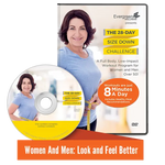28-Day Size Down Challenge Exercise at Home Fitness DVD