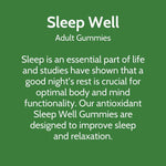 Sleep Well Gummies (Adult) – Improve Sleep and Relaxation