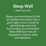 Sleep Well Gummies (Adult) – Improve Sleep and Relaxation Evergreen Wellness