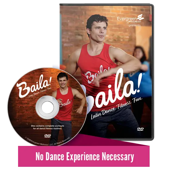 Baila! Latin Dance-Inspired At-Home Workouts DVD - Evergreen Wellness Baila! Latin Dance-Inspired At-Home Workouts DVD - Evergreen Wellness
