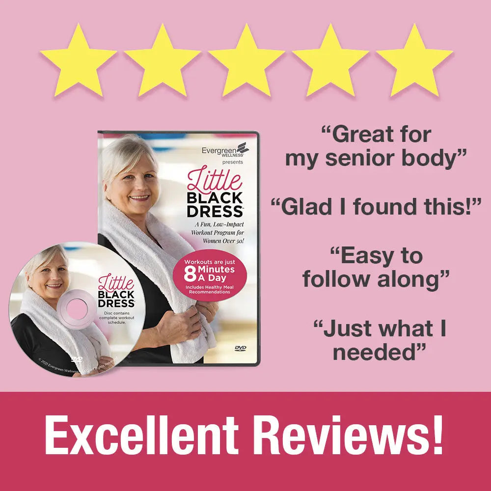 Little Black Dress for Women At-Home Fitness DVD - Evergreen Wellness Little Black Dress for Women At-Home Fitness DVD - Evergreen Wellness